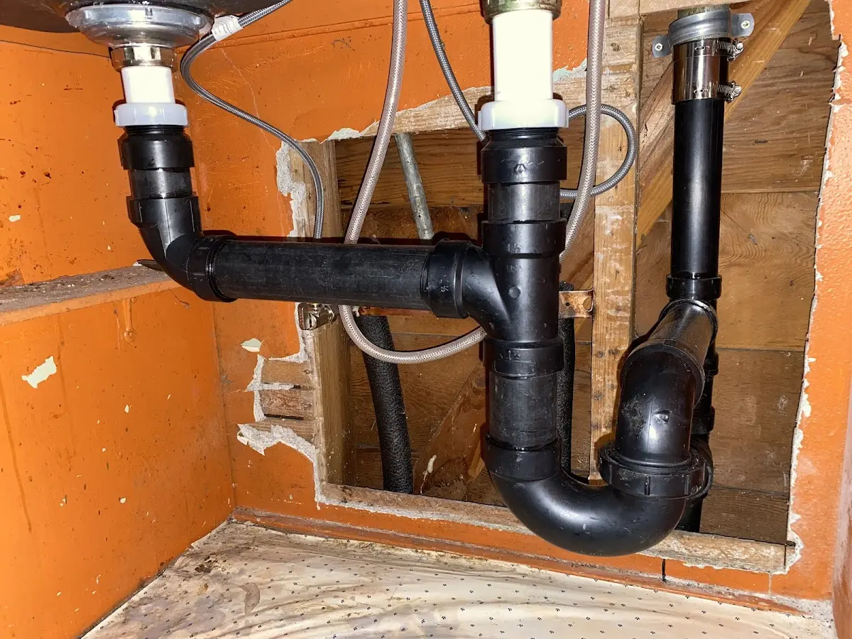 Professional Repiping Services equipment and tools on the job in Norwich